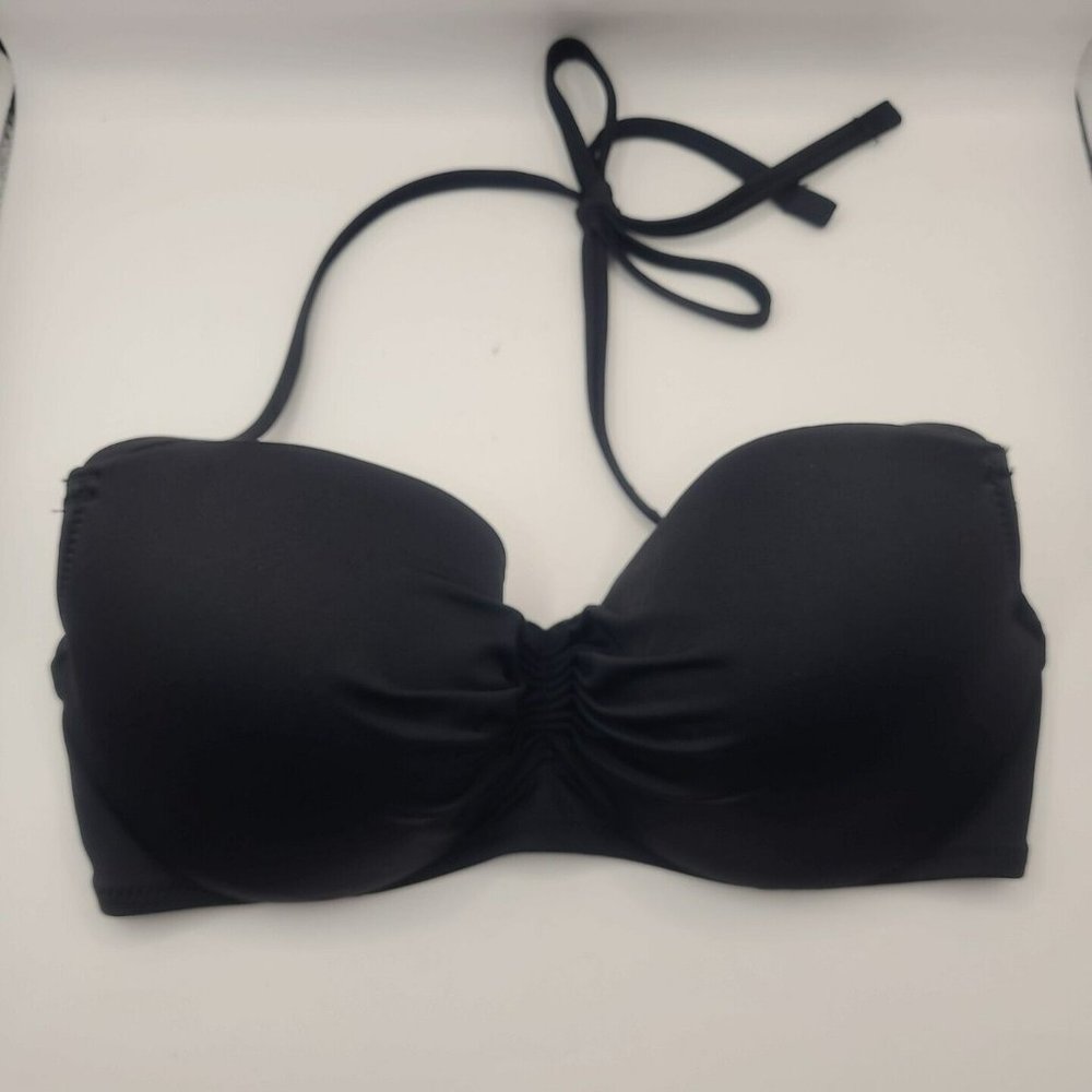 Smart and Sexy Swim bathing swim suit bikini top 34C black